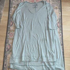 We the free free people size small light blue top